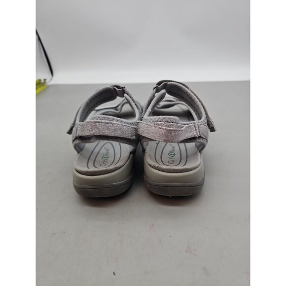 Orthofeet Womens 9.5 B Malibu Pewter Two-Way Strap Shoes Sandals Comfort - Picture 3 of 7